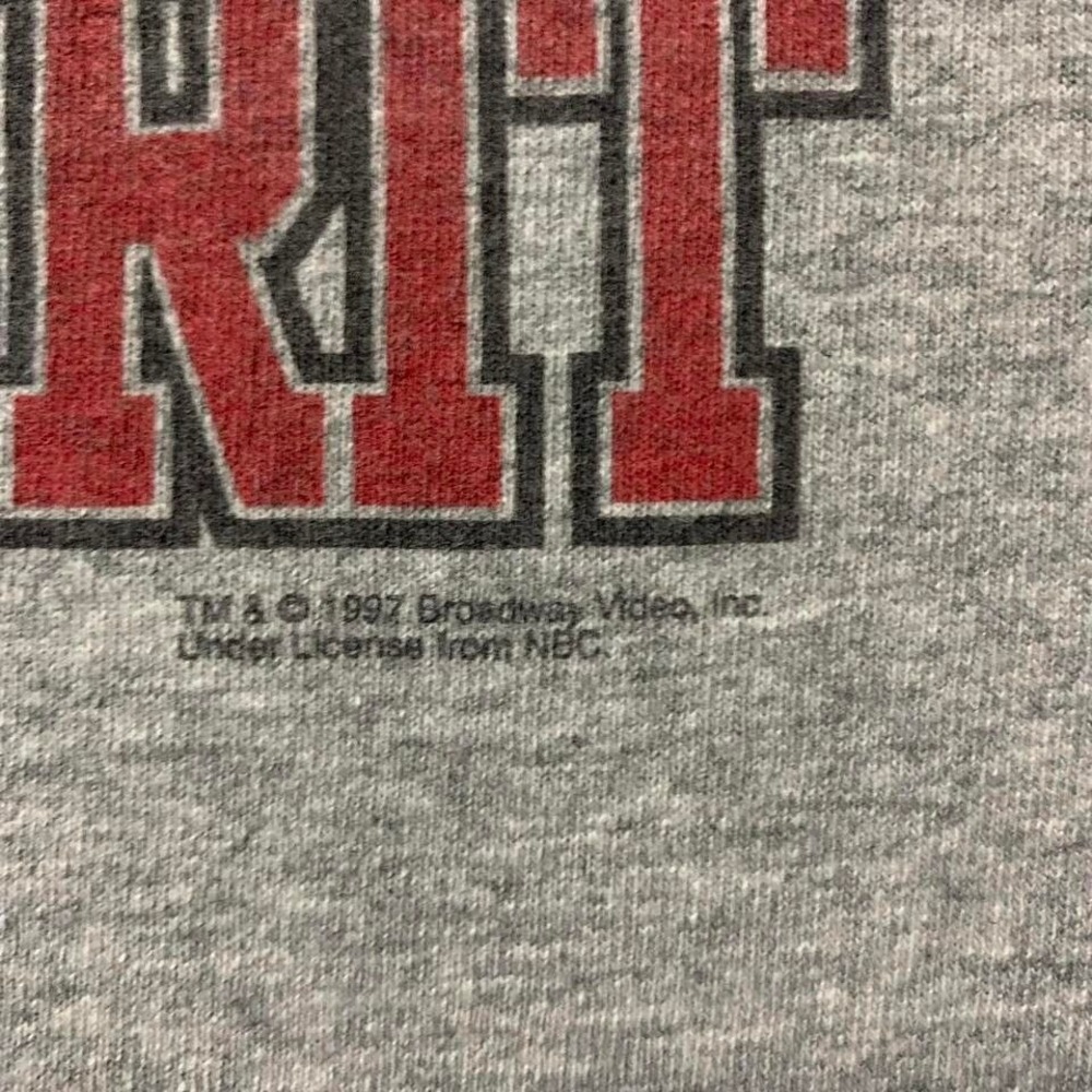 Vintage 90s SNL Spartan Spirit Will Ferrell Cheer Grey T-shirt - Picture 6 of 8